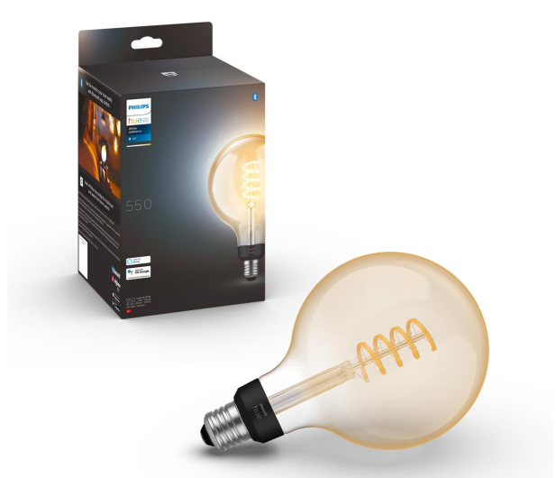 Philips Hue White ambiance Smart Żarówka Filament G125 E27 8719514301542 - 678462 - zdjęcie